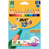 Étui de 12 crayons de couleur Évolution triangulaire