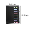 Trieur polypropylène 3 rabats 8 compartiments OPAK