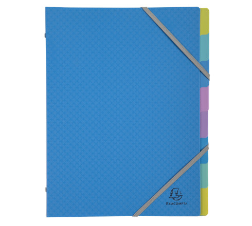 Trieur polypropylène 3 rabats Forever Young 8 compartiments - A4