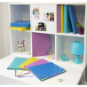 Trieur polypropylène 3 rabats Forever Young 8 compartiments - A4