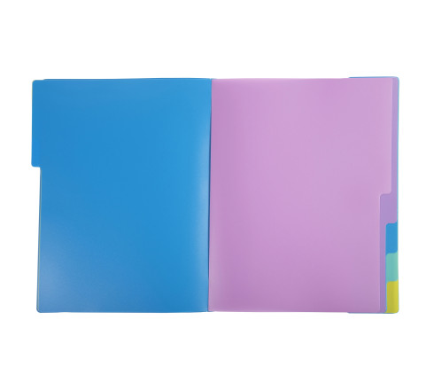 Trieur polypropylène 3 rabats Forever Young 8 compartiments - A4