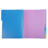 Trieur polypropylène 3 rabats Forever Young 8 compartiments - A4