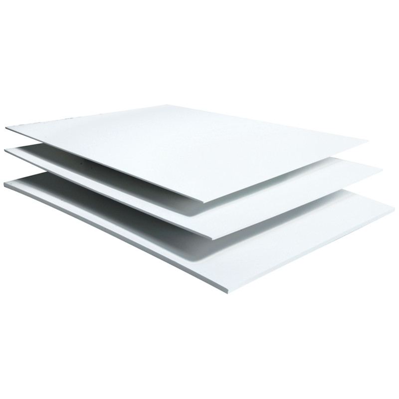 Paquet de 6 feuilles de carton mousse 3 mm d'épaisseur format 50 x 65