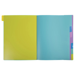 Trieur polypropylène 3 rabats Forever Young 8 compartiments - A4 - Vert