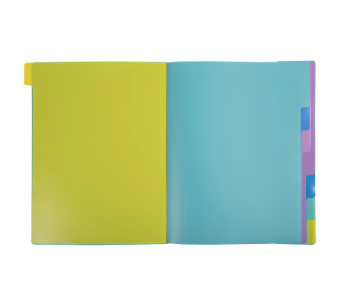 Trieur polypropylène 3 rabats Forever Young 8 compartiments - A4 - Vert