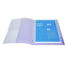Trieur polypropylène 3 rabats Crystal colours 8 compartiments