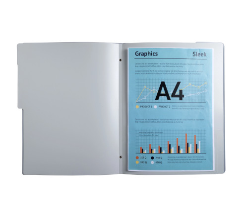 Trieur 6 compartiments polypropylène recyclé Ellipse - A4