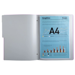 Trieur 6 compartiments polypropylène recyclé Ellipse - A4