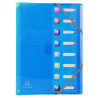 Trieur extensible en polypropylène 8 compartiments IDERAMA PP - A4