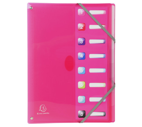 Trieur extensible en polypropylène 8 compartiments IDERAMA PP - A4