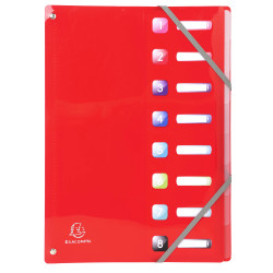 Trieur extensible en polypropylène 8 compartiments IDERAMA PP - A4