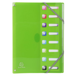 Trieur extensible en polypropylène 8 compartiments IDERAMA PP - A4