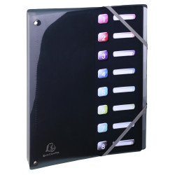 Trieur extensible en polypropylène 8 compartiments IDERAMA PP - A4