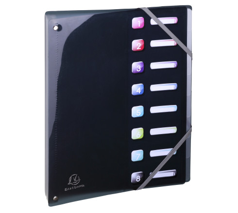 Trieur extensible en polypropylène 8 compartiments IDERAMA PP - A4