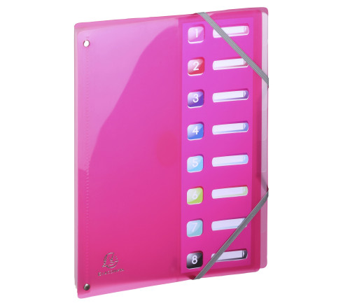Trieur extensible en polypropylène 8 compartiments IDERAMA PP - A4