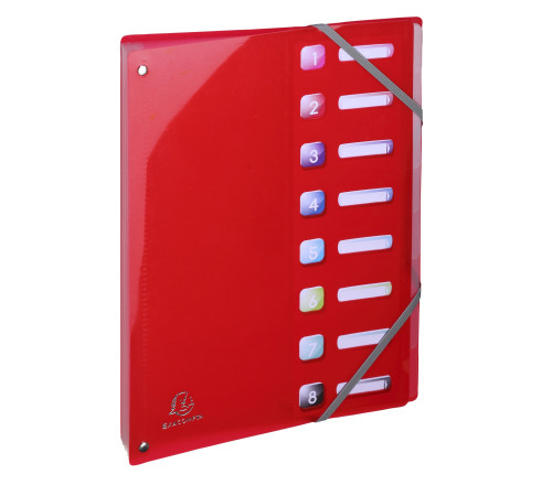 Trieur extensible en polypropylène 8 compartiments IDERAMA PP - A4