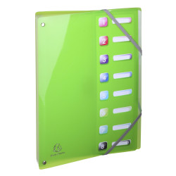 Trieur extensible en polypropylène 8 compartiments IDERAMA PP - A4