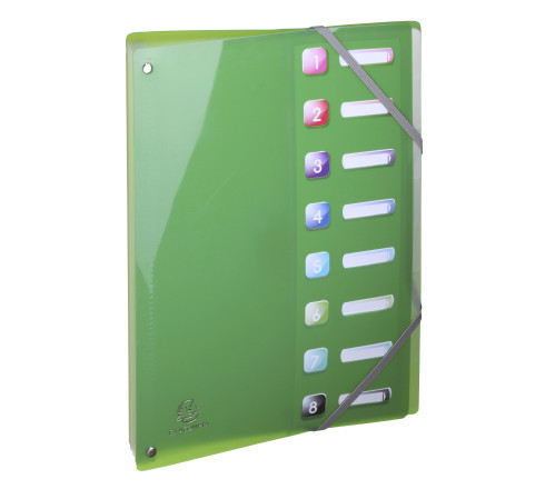 Trieur extensible en polypropylène 8 compartiments IDERAMA PP - A4