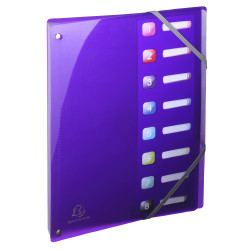 Trieur extensible en polypropylène 8 compartiments IDERAMA PP - A4