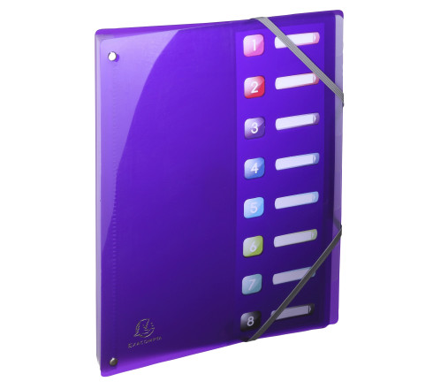 Trieur extensible en polypropylène 8 compartiments IDERAMA PP - A4