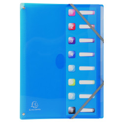 Trieur extensible en polypropylène 8 compartiments IDERAMA PP - A4