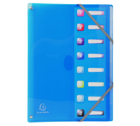 Trieur extensible en polypropylène 8 compartiments IDERAMA PP - A4