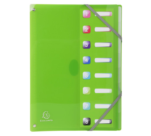 Trieur extensible en polypropylène 8 compartiments IDERAMA PP - A4