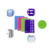 Trieur extensible en polypropylène 8 compartiments IDERAMA PP - A4