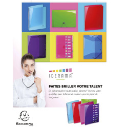 Trieur extensible en polypropylène 8 compartiments IDERAMA PP - A4