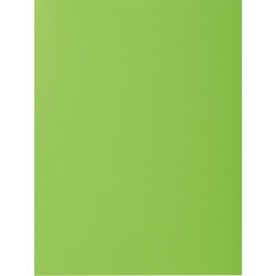 Paquet de 50 chemises 2 rabats ROCK"S 210g, format 24x32 cm, vert