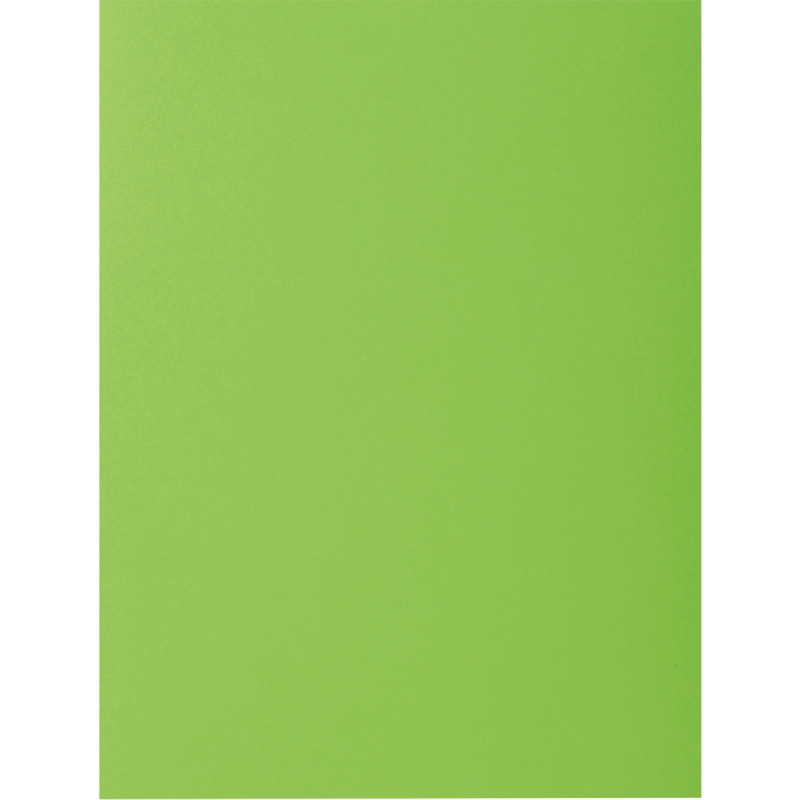 Paquet de 50 chemises 2 rabats ROCK"S 210g, format 24x32 cm, vert