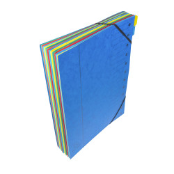 Trieur Harmonika fenêtres imprimées Véritable carte lustrée 12 compartiments
