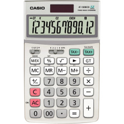 Machine a calculer de poche 12 chiffres Casio JF-120ECO