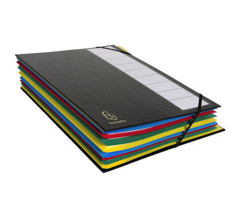 Trieur rigide ordonator dos extensible 7 compartiments noir