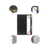 Trieur rigide ordonator dos extensible 7 compartiments noir