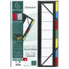 Trieur rigide ordonator dos extensible 7 compartiments noir