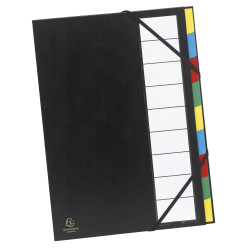 Trieur rigide ordonator dos extensible 9 compartiments