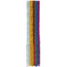 Sachet de 10 chenilles métallisées diamètre 9 mm et longueur 50 cm cou