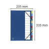 Trieur rigide Ordonator dos extensible 12 compartiments