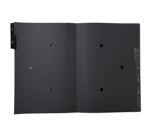 Trieur rigide Economique Ordonator 7 compartiments numériques - 24x34cm