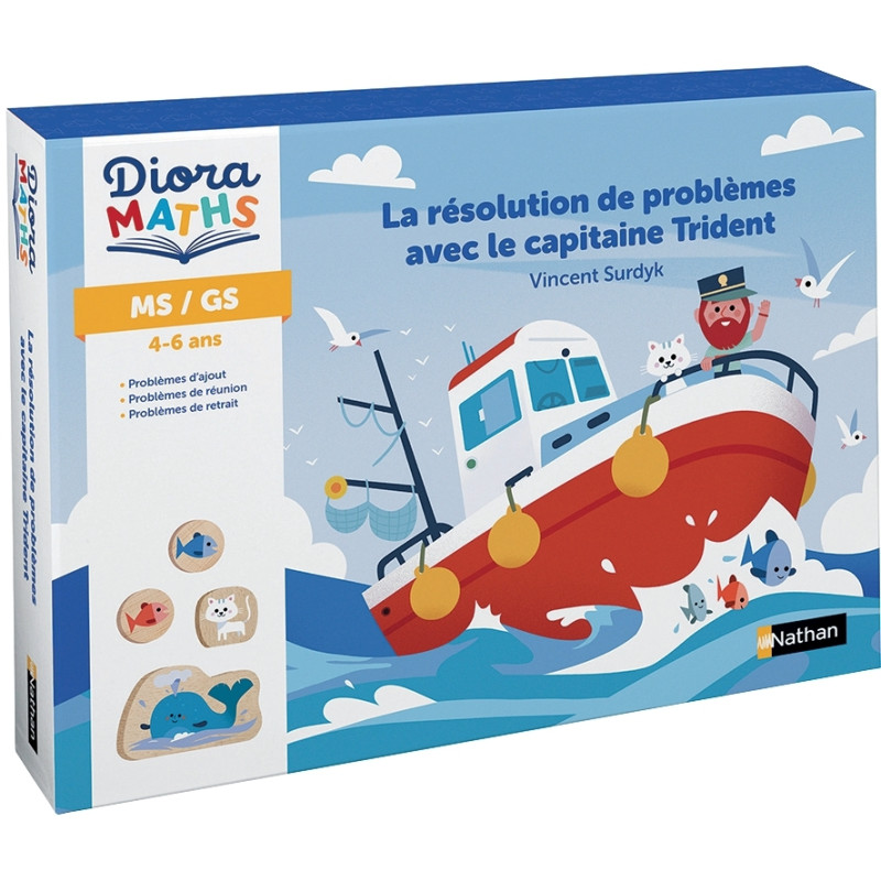 Atelier DIORAMATHS, résolution de problèmes avec le capitaine Trident