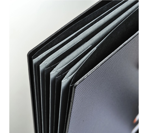 Trieur rigide HARMONIKA® Exactive® dos extensible 9 compartiments noir