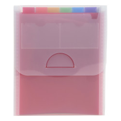Trieur valisette vertical 6 compartiments Crystal - A4