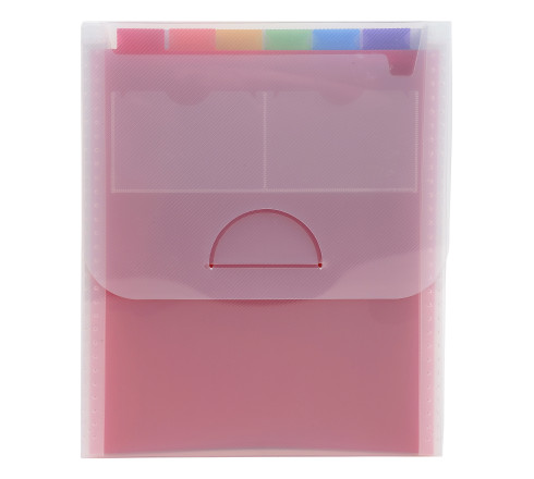 Trieur valisette vertical 6 compartiments Crystal - A4
