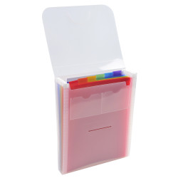 Trieur valisette vertical 6 compartiments Crystal - A4