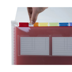Trieur valisette vertical 6 compartiments Crystal - A4