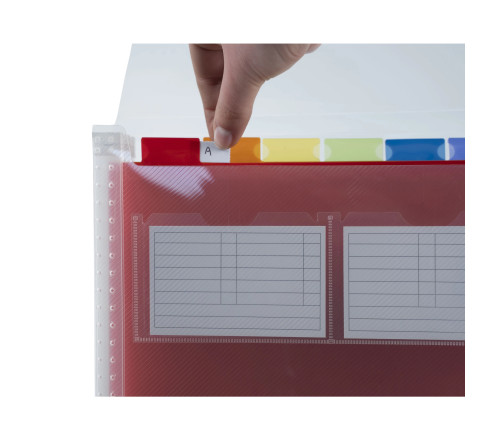 Trieur valisette vertical 6 compartiments Crystal - A4