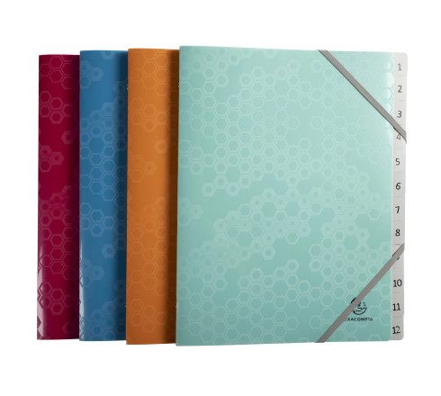 Trieur polypropylène recyclé 12 compartiments Maïa