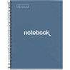 NOTEBOOK MIQUELRIUS format A4, 80 feuilles 90g, quadrillé 5x5, couvert