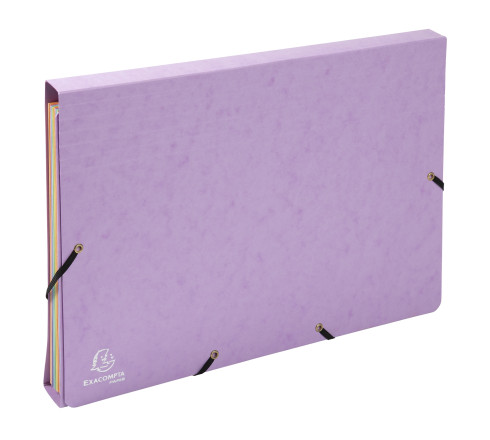 Pochette trieur carte multicolore 12 compartiments Aquarel - 34x24,5cm